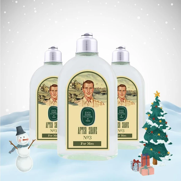Eyüp Sabri Tuncer Yılbaşı Paketi Tıraş Kolonyası No:3 x 3 ürün görseli