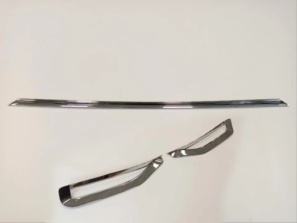 COROLLA 2019+ IÇIN UYUMLU ARKA SIS TAMPON ALT NİKELAJI VE SİS KAŞI