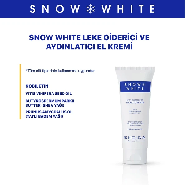 Sheida Snow White Leke Karşıtı El ve Yüz Bakım Seti - 5