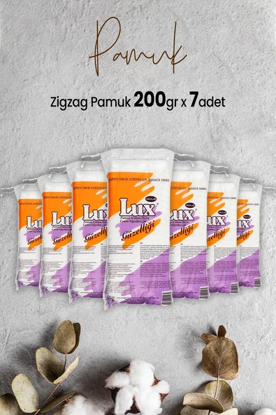 Lux Zigzag Pamuk 200 gr x 7 Adet ürün görseli