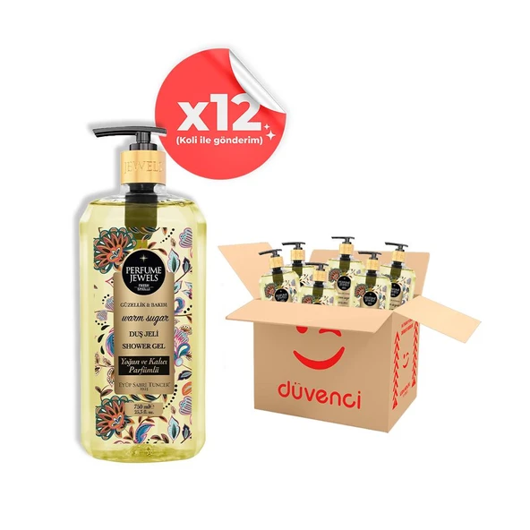 Eyüp Sabri Tuncer Warm Sugar Duş Jeli 750 ml x 12 ürün görseli