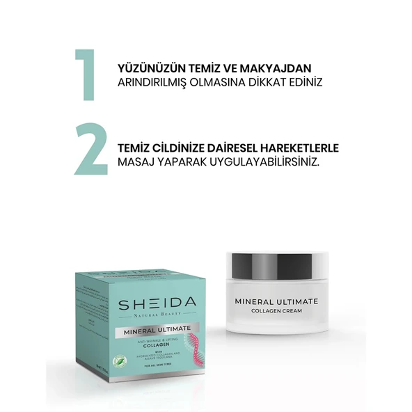 Sheida Mineral Ultimate Toparlayıcı Kolajen Krem 60ml - 4