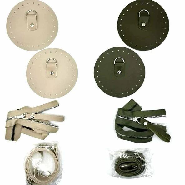 Deri Silindir Çanta Seti - 9