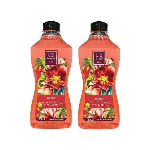 Eyüp Sabri Tuncer Doğal Zeytinyağlı Sıvı Sabun Amber 1500 ML ürün görseli
