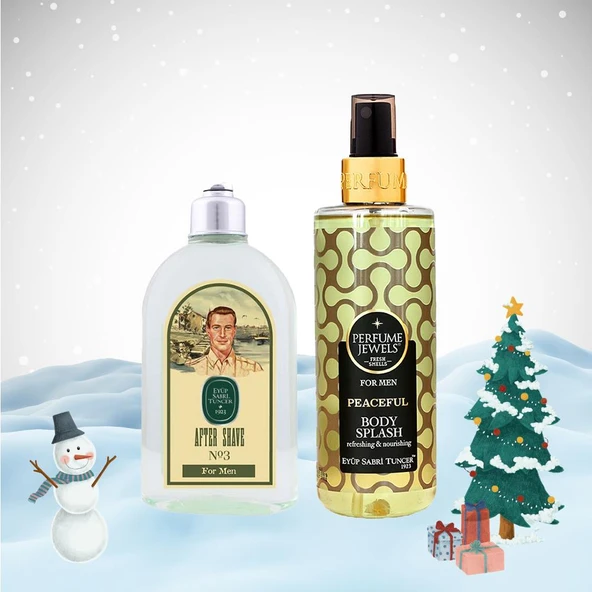 Eyüp Sabri Tuncer Yılbaşı Paketi Erkek Body Splash Combative 250 ml ve Tıraş Kolonyası No:3 ürün görseli