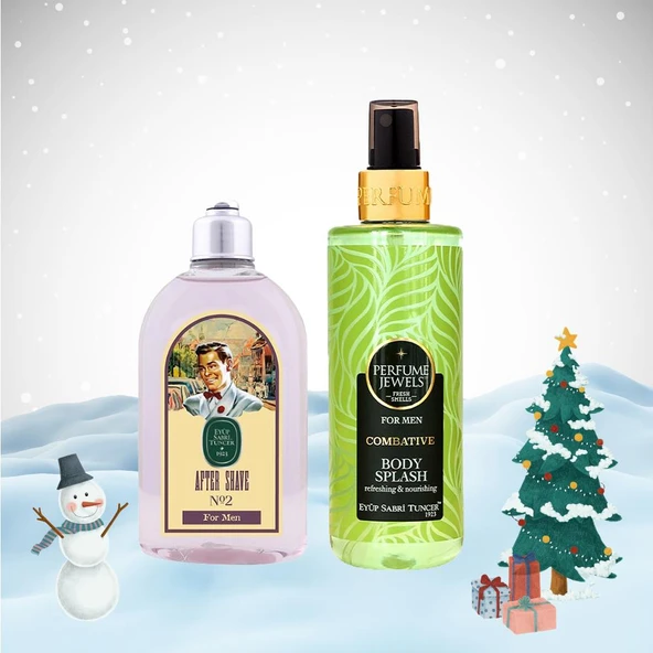 Eyüp Sabri Tuncer Yılbaşı Paketi Erkek Body Splash Combative 250 ml ve Tıraş Kolonyası No:2 ürün görseli