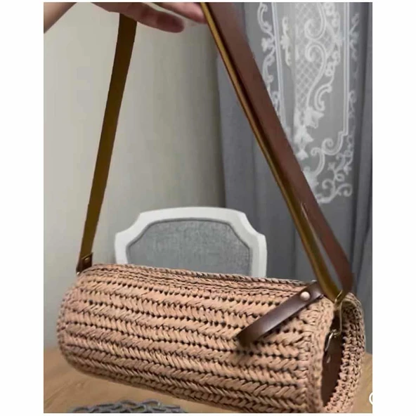 Deri Silindir Çanta Seti - 3