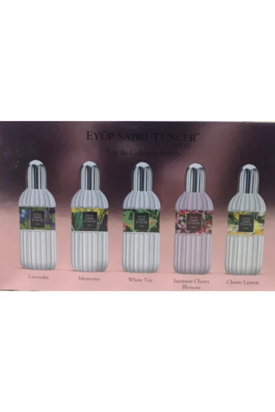 Eyüp Sabri Tuncer 5'li Kolonya Set No 2 - Resim 3