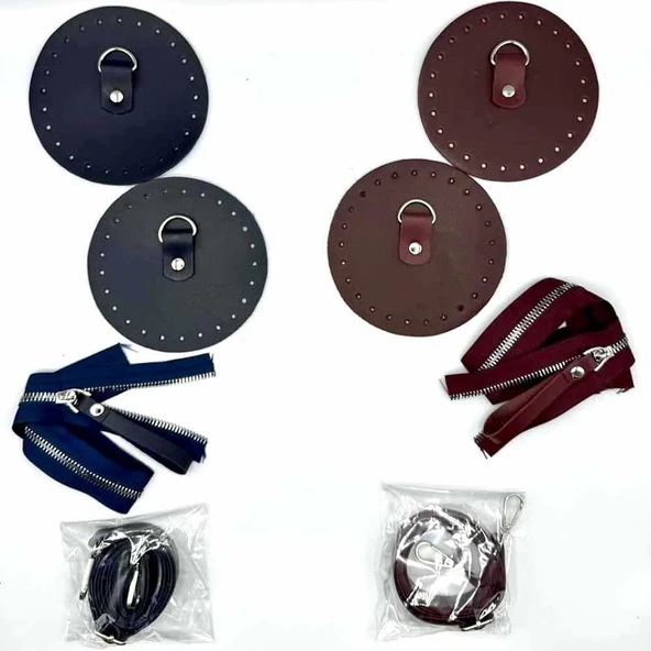 Deri Silindir Çanta Seti - 5