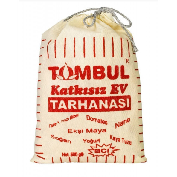 TOMBUL TARHANA KESE 500GR KATKISIZ EV TARHANASI (ACILI)