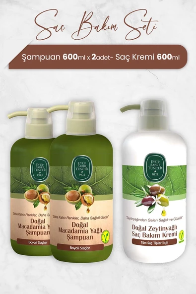Eyüp Sabri Tuncer Doğal Macadamia Yağlı Şampuan 600 ml ürün görseli