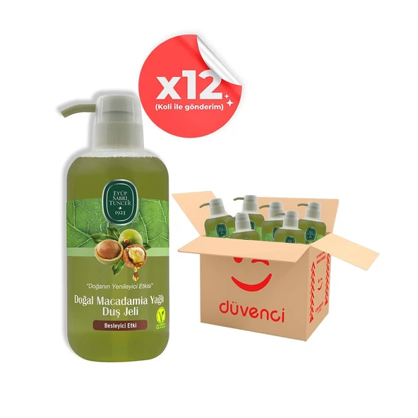 Eyüp Sabri Tuncer Doğal Macadamia Yağlı Duş Jeli 600 ml x 12 ürün görseli