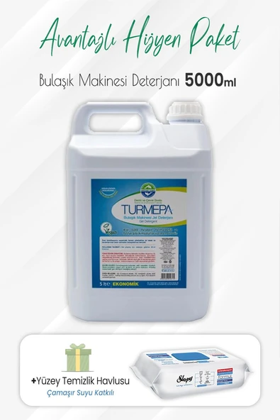 Turmepa Jel Bulaşık Makinesi Deterjanı 5 Litre