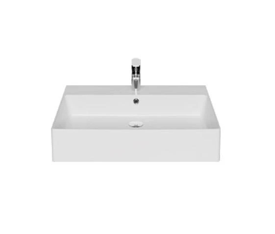Creavit VX270-00CB00E-0000 Vox Tezgah Üstü Kare Lavabo 70 cm