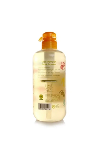 Eyüp Sabri Tuncer Zeytinyağlı Bebek Şampuanı 600 ml ve Bebek Kolonyası 190 ml - Resim 2