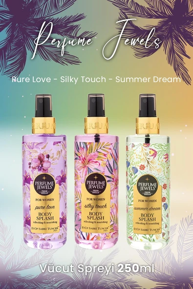 Eyüp Sabri Tuncer Vücut Spreyi Pure Love, Silky Touch ve Summer Dream