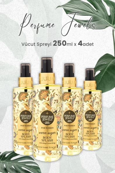 Eyüp Sabri Tuncer Pj Body Splash Warm Sugar 250 ml x 4 Adet