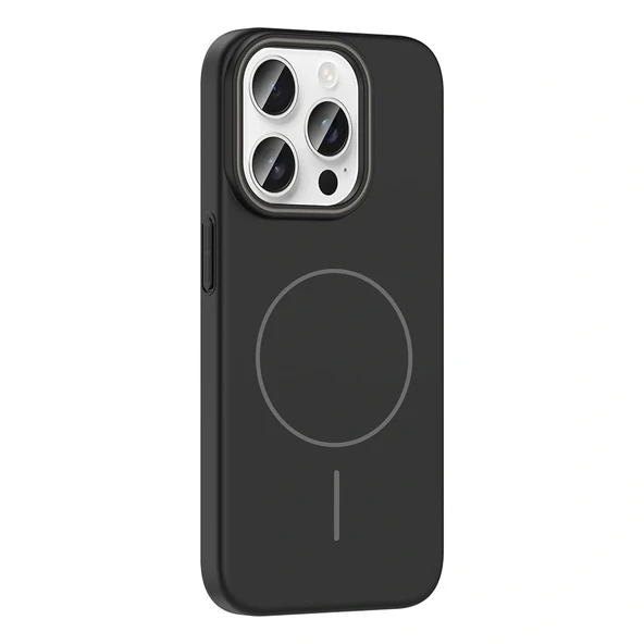 Apple iPhone 15 Pro Max Kılıf Magsafe Şarj Özellikli Redclick Ruby Silikon Kapak - 2