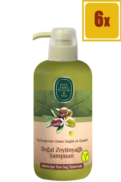 Eyüp Sabri Tuncer Doğal Zeytinyağlı Şampuan 600 ml Pet Şişe ürün görseli