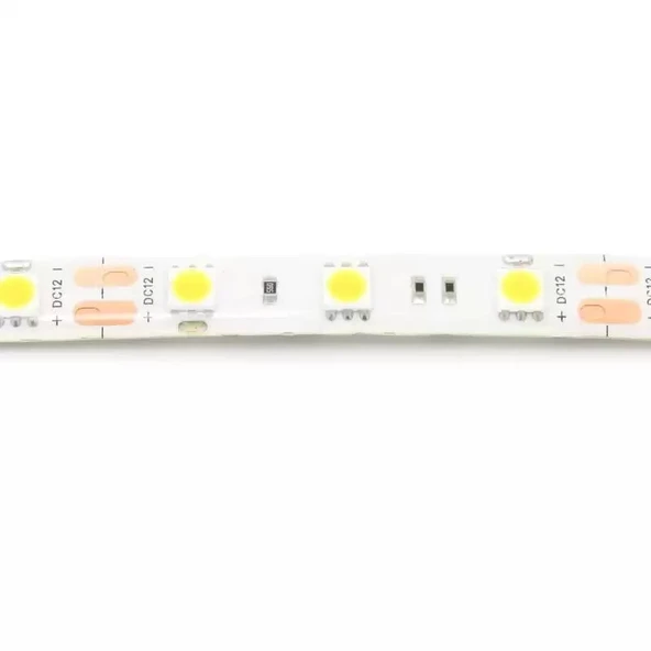 5metre Led şerit 5050 DC12V Yeşil renkli (60Led/M) IP65 ışık aydınlatma lambası hortum Kendinden yapışkanlı - 7