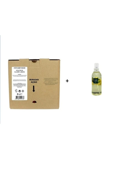 Eyüp Sabri Tuncer Klasik Limon Kolonyası 5 Lt ve 150 ML ürün görseli