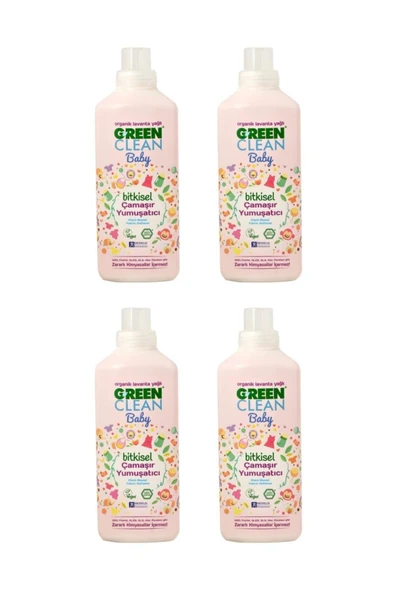 U Green Clean Baby Çamaşır Yumuşatıcı 1 L x 4 ürün görseli