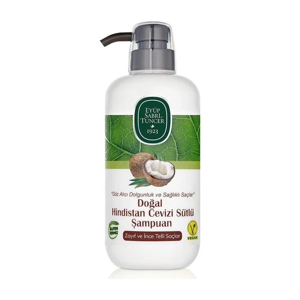 Eyüp Sabri Tuncer Doğal Hindistan Cevizi Sütlü Şampuan 600 ml ürün görseli
