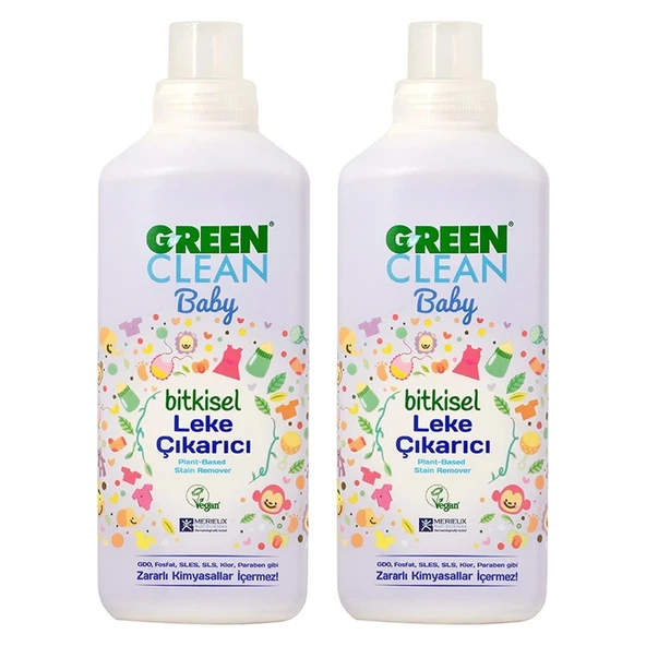 U Green Clean Baby Leke Çıkarıcı 1 L x 2 ürün görseli