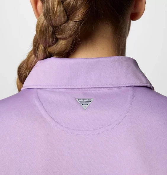 Columbia Tidal Tee SS Polo Kadın Kısa Kollu Polo T-shirt FL2697 - Resim 5