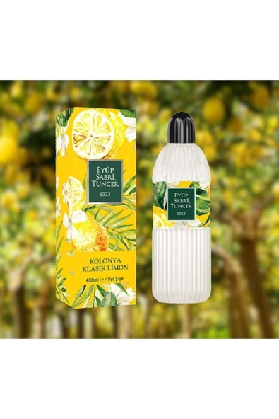 Eyüp Sabri Tuncer Klasik Limon Kolonyası 80 Derece Pet Şişe 400 ml x 3 Adet - Resim 4