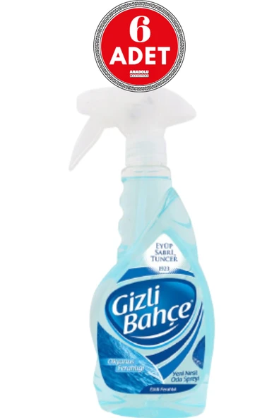 Eyüp Sabri Tuncer Gizli Bahçe Oda Kokusu Okyanus Ferahlığı 500 ml x 6 adet ürün görseli