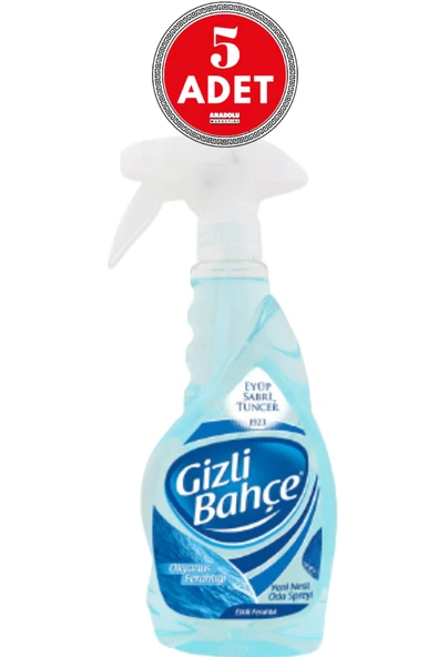 Eyüp Sabri Tuncer Gizli Bahçe Oda Kokusu Okyanus Ferahlığı 500 ml x 5 Adet ürün görseli