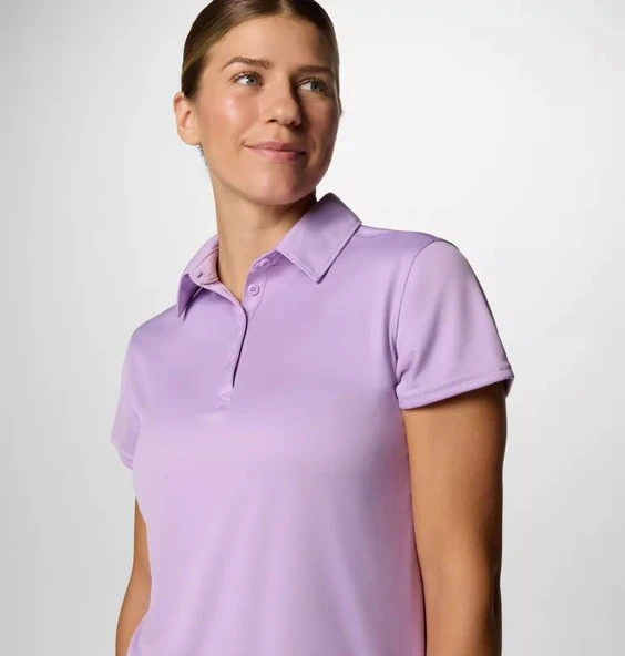 Columbia Tidal Tee SS Polo Kadın Kısa Kollu Polo T-shirt FL2697 - Resim 4
