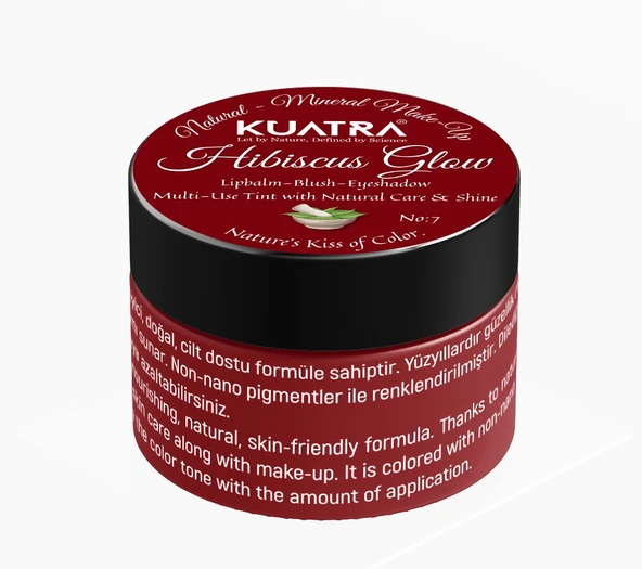 Hibiscus Glow Besleyici, Nemlendirici Allık Ruj Göz Farı Doğal İçerik - 2