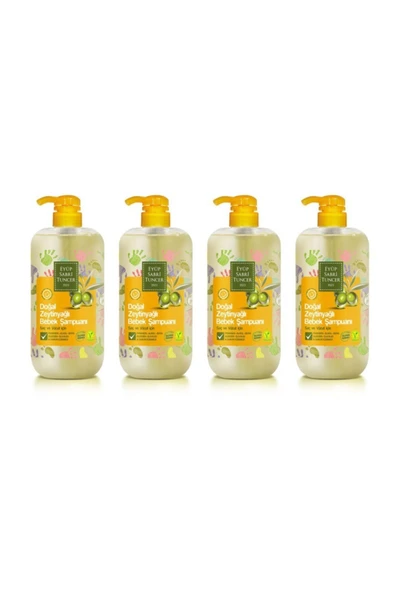 Eyüp Sabri Tuncer 4'lü Zeytinyağlı Bebek Şampuanı 600 ml ürün görseli