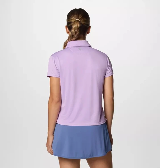 Columbia Tidal Tee SS Polo Kadın Kısa Kollu Polo T-shirt FL2697 - Resim 3