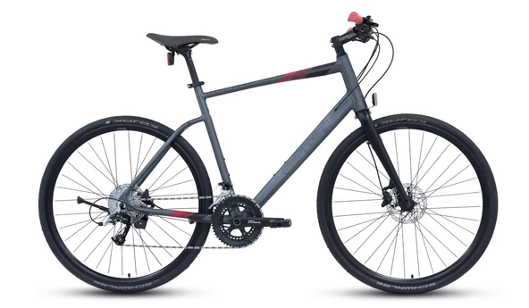 Carraro Sportive 350 Cues 22 Vites 520H Şehir Bisikleti Mat Antrasit-Siyah-Kırmızı