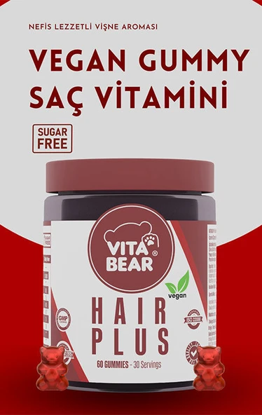 VİTABEAR Vitabear Hair Plus Gummy 60'lı