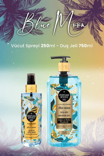 Eyüp Sabri Tuncer Blue Moon Vücut Spreyi 250 ml ve Duş Jeli 750 ml ürün görseli