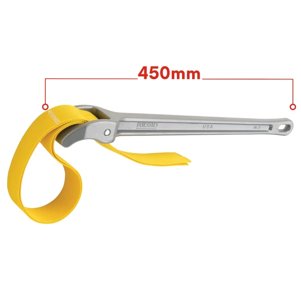 Rıdgıd 31370 5'' Kayışlı Filtre Boru Anahtarı - Resim 3