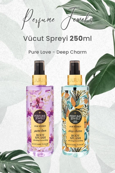 Eyüp Sabri Tuncer Pj Body Splash Pure Love 250 ml ve Deep Charm 250 ml