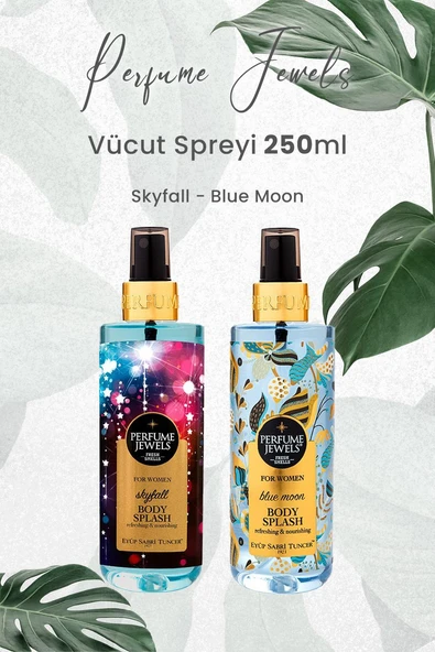 Eyüp Sabri Tuncer Vücut Spreyi Skyfall 250 ml ve Blue Moon 250 ml ürün görseli