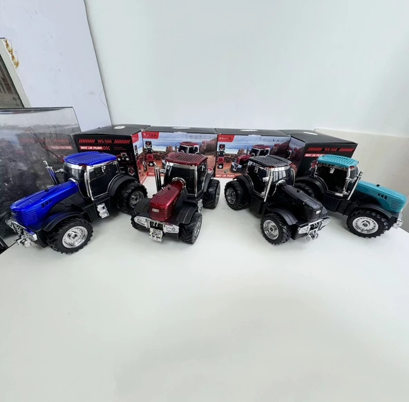 WSTER WS-560  Traktör Görünümlü Taşınabilir Kablosuz Bluetooth Hoparlör ve Rady - 7