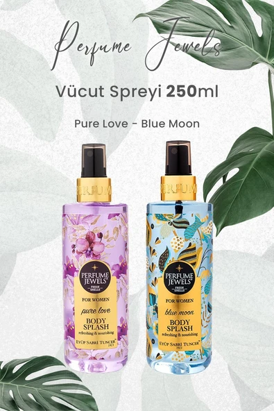 Eyüp Sabri Tuncer Pj Body Splash Pure Love 250 ml ve Blue Moon 250 ml ürün görseli