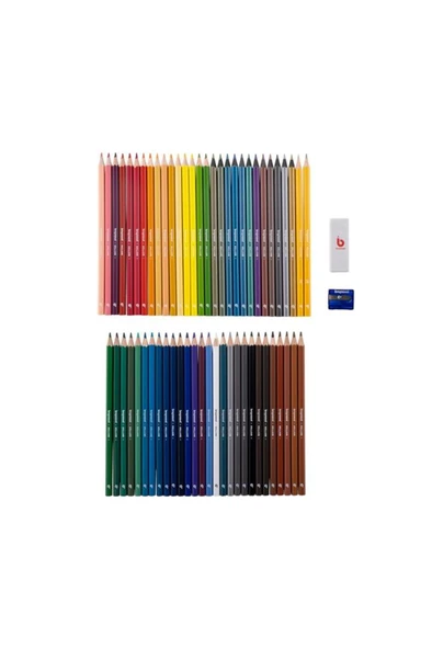 Bruynzeel Artists Drawing and Colouring Kuru Boya Seti 60 Parça - Resim 3