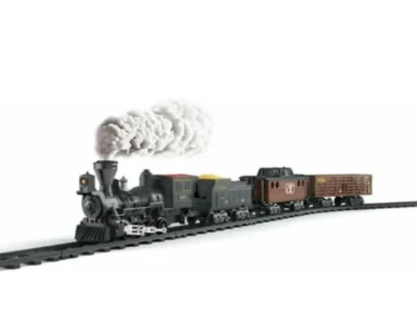 Işıklı Ve Sesli 30 Parça Classic Buharlı Tren Set - Resim 2