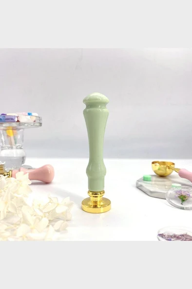 Mum Mühürü Sapı 5 Farklı Pastel Renkde Plastik Alaşım M8 Dişli - Resim 5