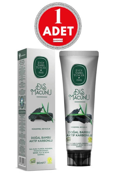 Eyüp Sabri Tuncer Diş Macunu Bambu Karbonlu 90 ml - 2