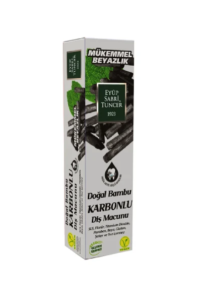 Eyüp Sabri Tuncer Doğal Bambu Aktif Karbonlu Diş Macunu 75 ml