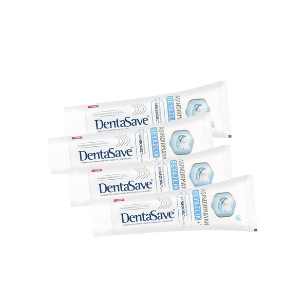Dentasave Aşındırmayan Beyazlık 75 ml x 4 ürün görseli
